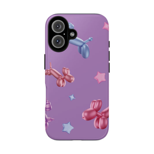 Playful Balloon Dog Phone Case - Tough Cases for Kids and Trendsetters