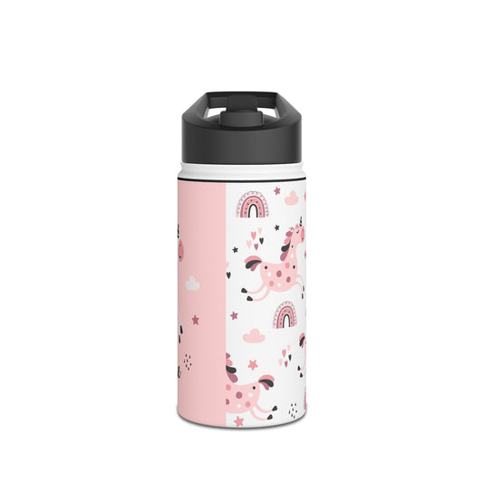 Cute Unicorn Stainless Steel Water Bottle - "Be Unique" Design